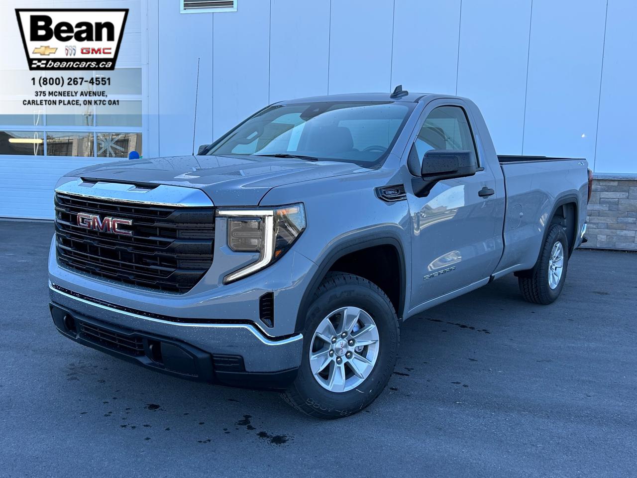 New 2025 GMC Sierra 1500 Pro 2.7L 4CYL WITH REMOTE ENTRY, HITCH GUIDANCE, HD REAR VISION CAMERA, CRUISE CONTROL for sale in Carleton Place, ON