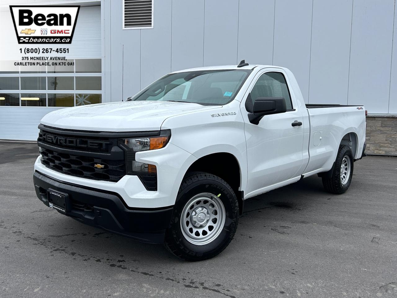 New 2025 Chevrolet Silverado 1500 Work Truck 5.3L V8 WITH REMOTE ENTRY, HITCH GUIDANCE, HD REAR VISION CAMERA, ANDROID AUTO AND APPLE CARPLAY for sale in Carleton Place, ON