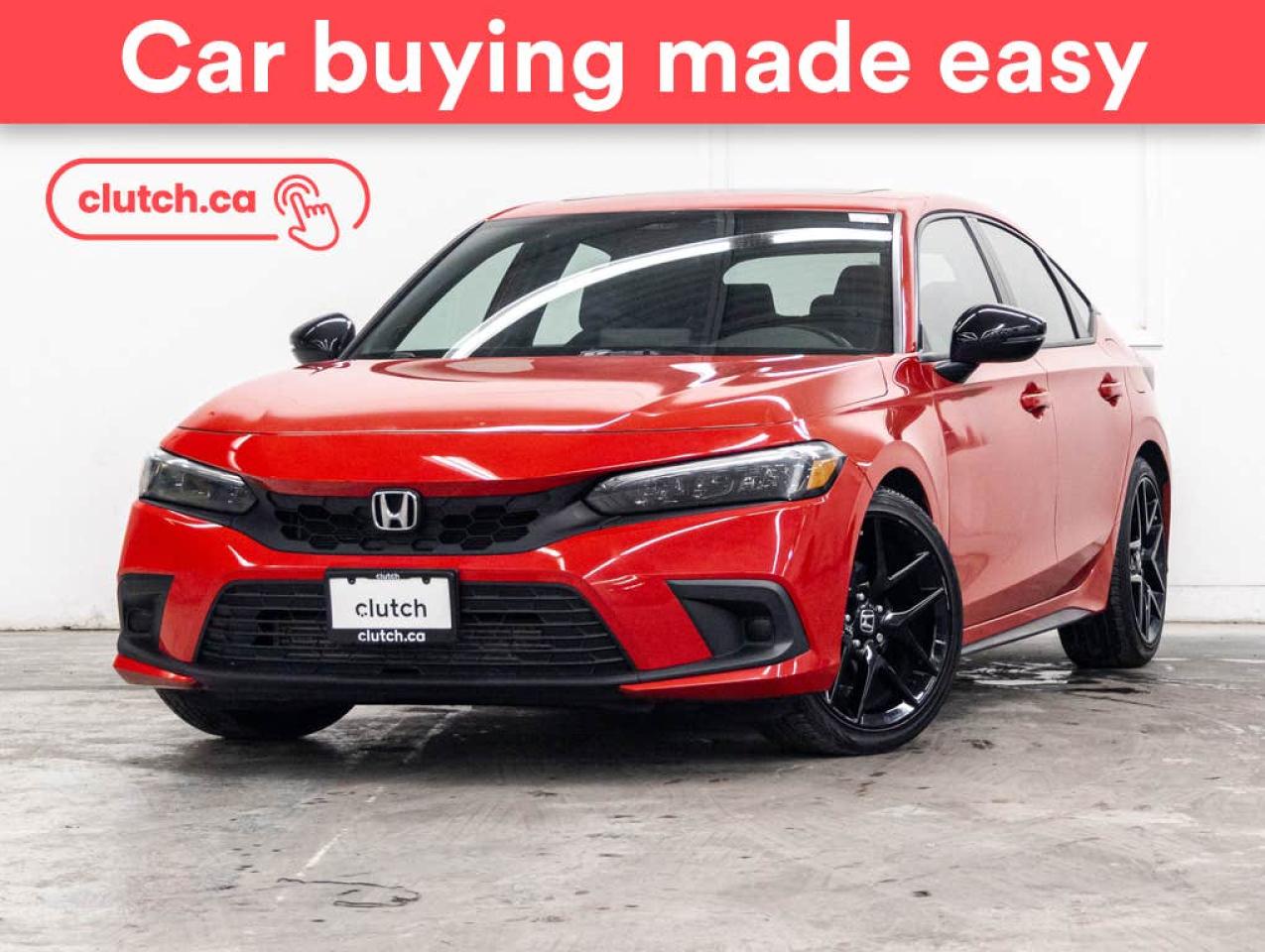 Used 2022 Honda Civic Hatchback Sport w/ Apple CarPlay & Android Auto, Dual Zone A/C, Rearview Cam for sale in Toronto, ON