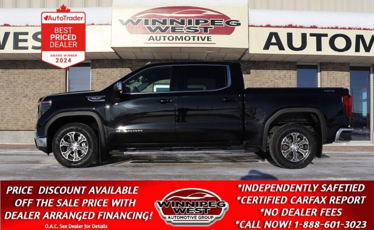 Used 2022 GMC Sierra 1500 SLE CREW 5.3L 4X4, LOADED, NEW DASH, STUNNING!! for sale in Headingley, MB