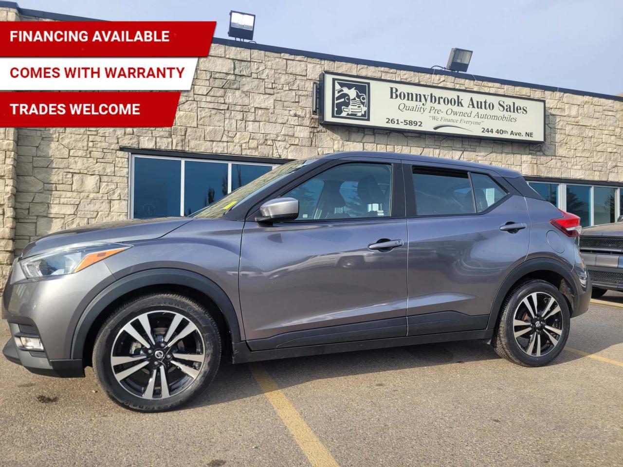 Used 2018 Nissan Kicks SV FWD/BLUETOOTH/REARVIEW CAMERA/HEATED SEATS for sale in Calgary, AB