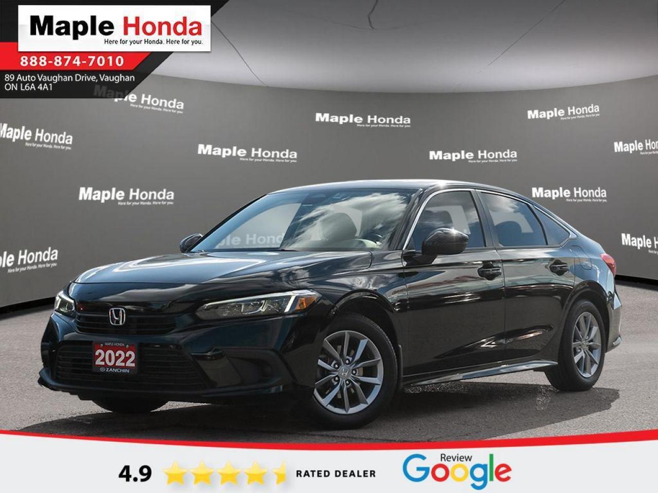 Used 2022 Honda Civic Sunroof| Auto Start| Honda Sensing| Apple Car Play for sale in Vaughan, ON