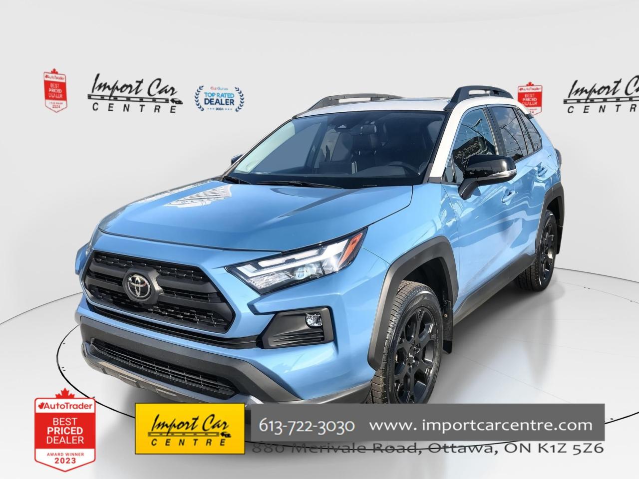 Used 2022 Toyota RAV4 Trail RARE TRAIL EDITION TRD OFF ROAD PKG, SOFTEX, for sale in Ottawa, ON