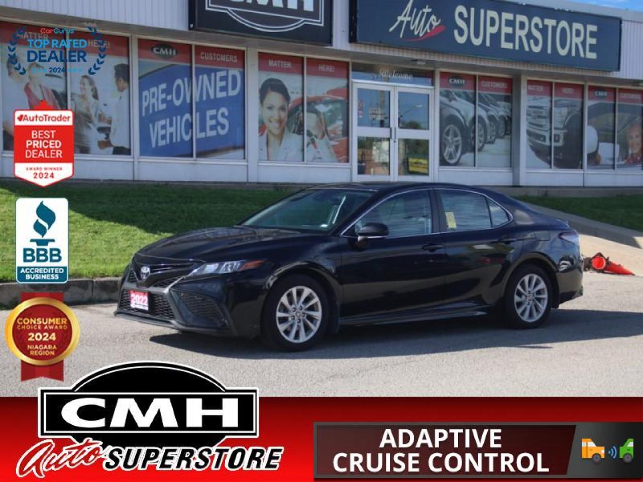 Used 2022 Toyota Camry SE  ADAP-CC HTD-SW LEATH APPLE-CP for sale in St. Catharines, ON