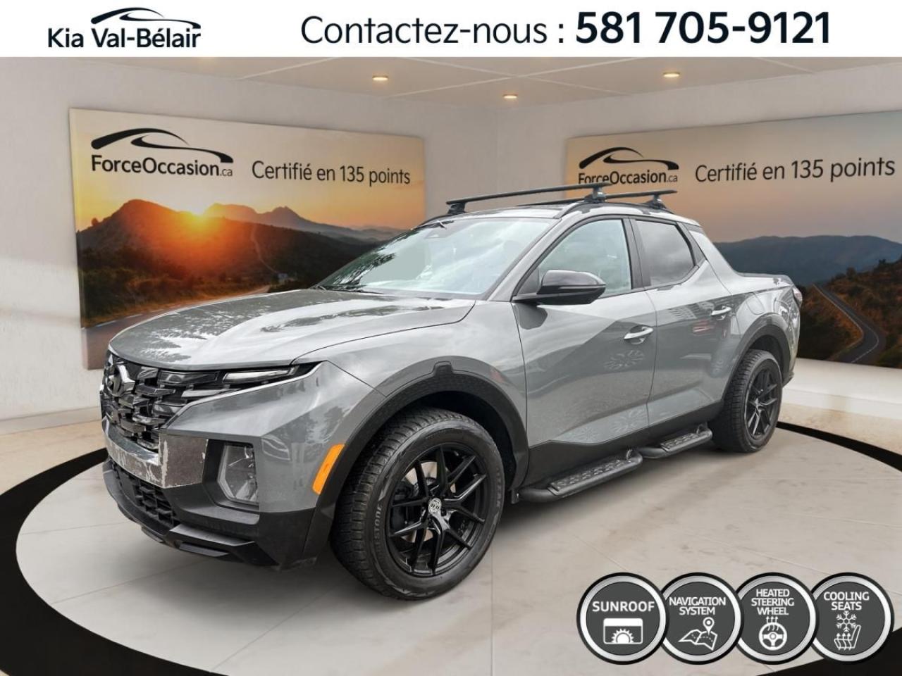 Used 2023 Hyundai Santa Cruz ULTIMATE *AWD *CUIR *TOIT OUVRANT *CARPLAY *CAMERA for sale in Québec, QC