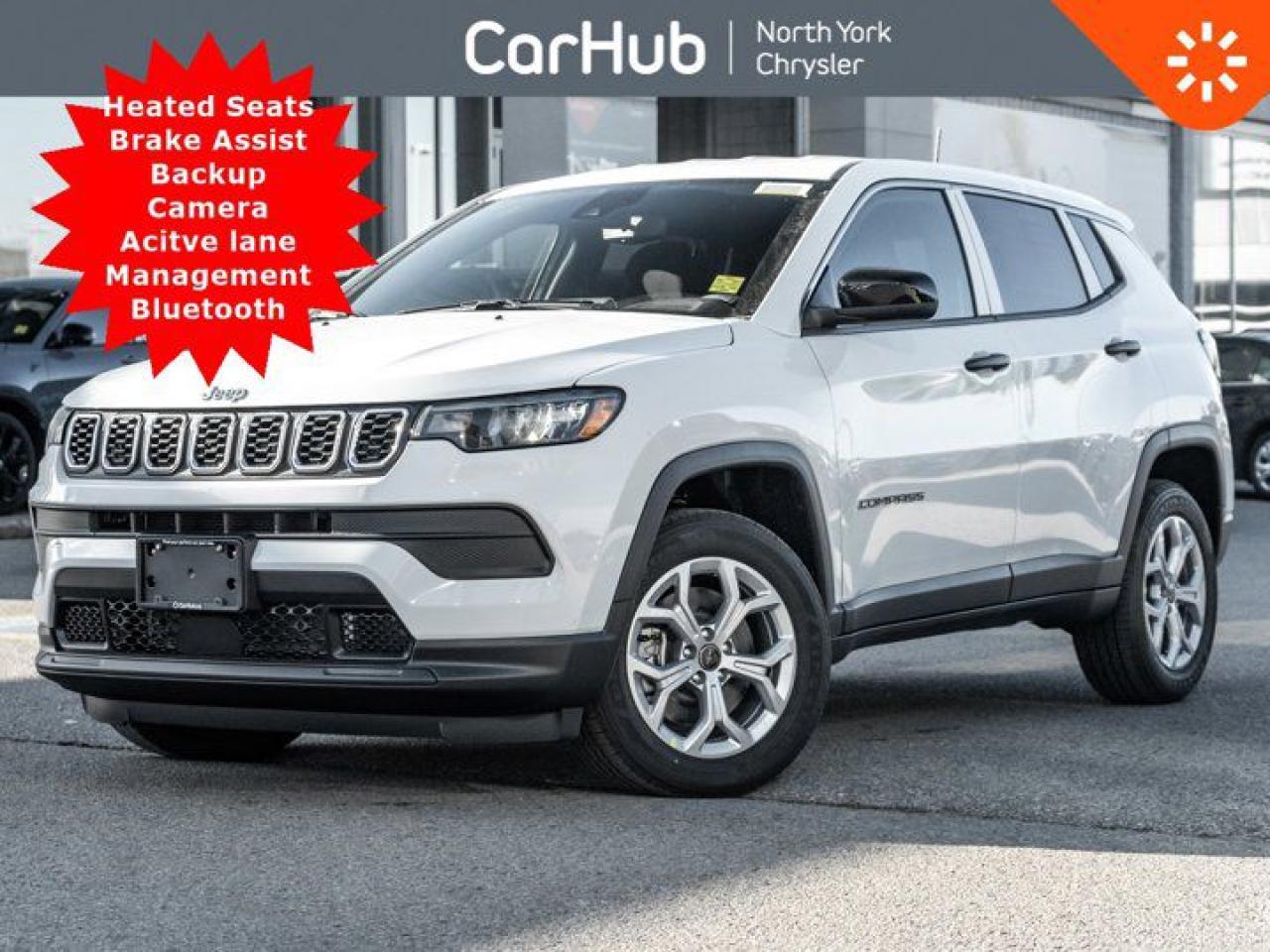 New 2025 Jeep Compass Sport Heated Seats Brake Assist Backup Cam for sale in Thornhill, ON