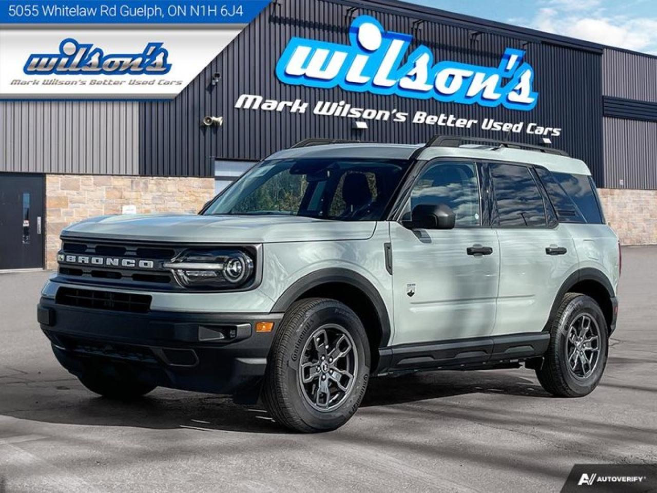 Used 2021 Ford Bronco Sport 4WD, Tow Hitch, Heated Seats, CarPlay + Android, Rear Camera, Bluetooth, Alloy Wheels for sale in Guelph, ON