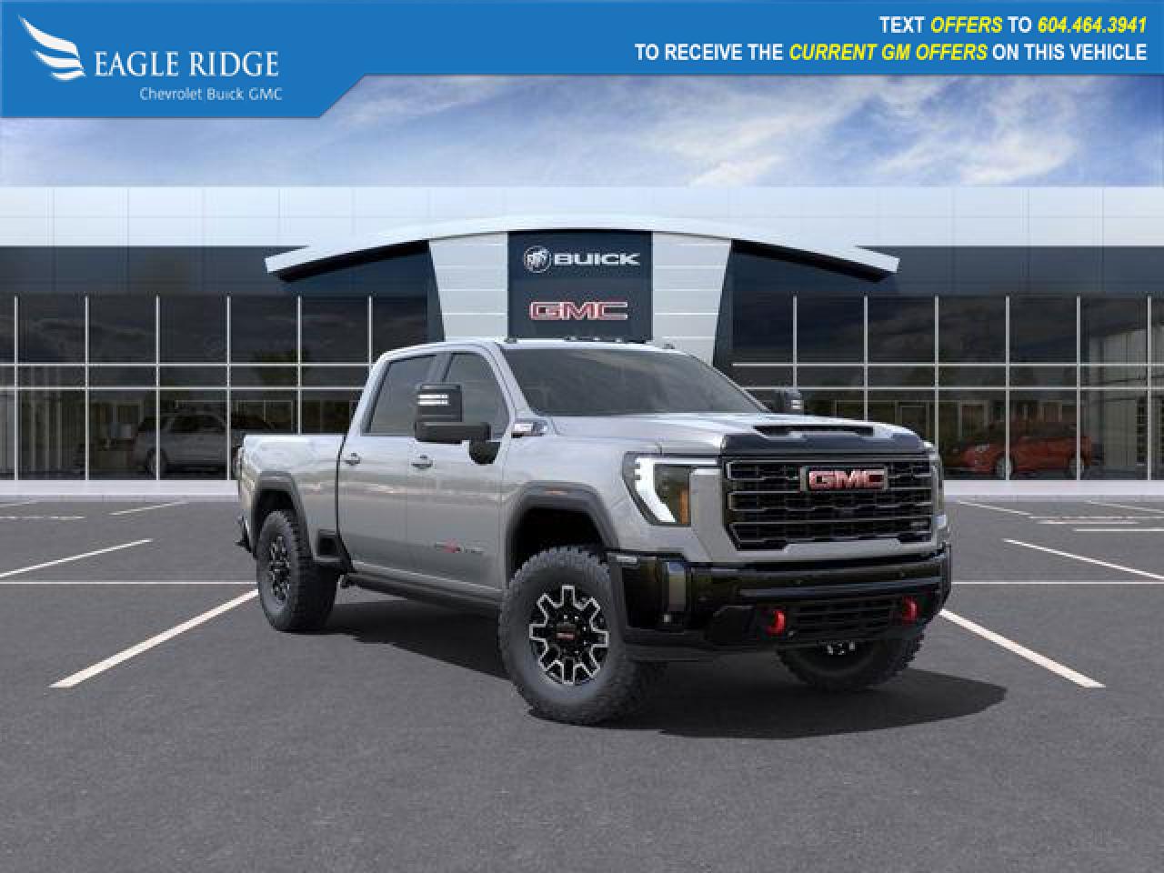 New 2025 GMC Sierra 2500 HD AT4X 4x4, Heated Seats, Engine control stop start, HD surround vision, Navigation for sale in Coquitlam, BC