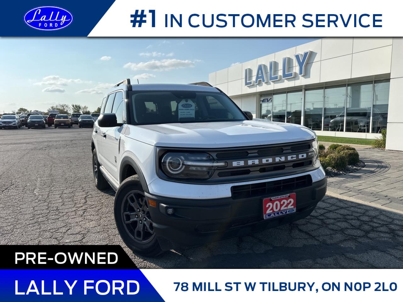 Used 2022 Ford Bronco Sport Big Bend, AWD, One Owner, Local Trade!! for sale in Tilbury, ON