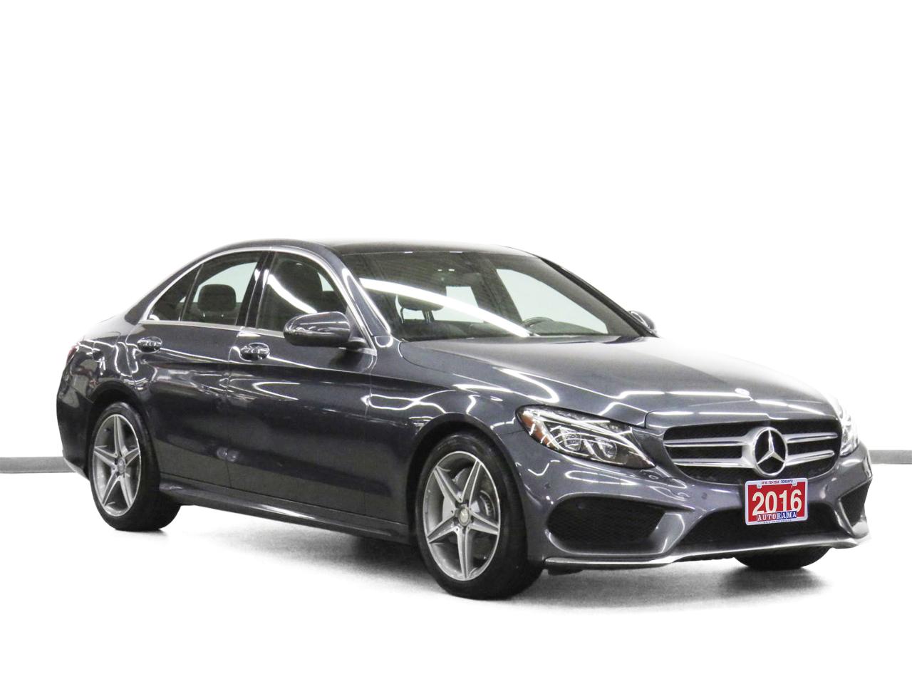 Used 2016 Mercedes-Benz C-Class 4MATIC | AMG Pkg | Nav | Leather | Pano roof | BSM for sale in Toronto, ON