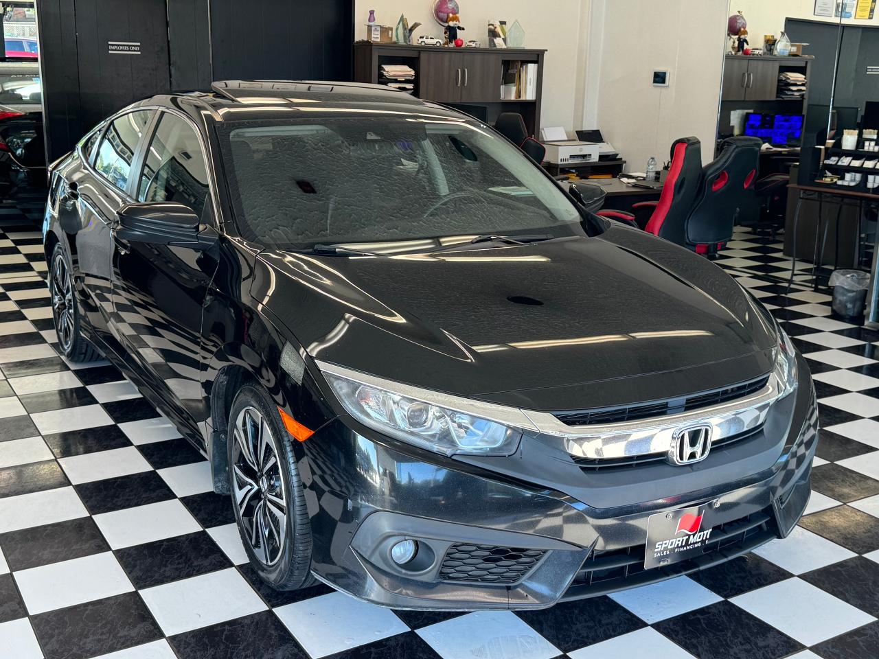 2017 Honda Civic EX-T+New Tires+Roof+Remote Start+CLEAN CARFAX - Photo #9