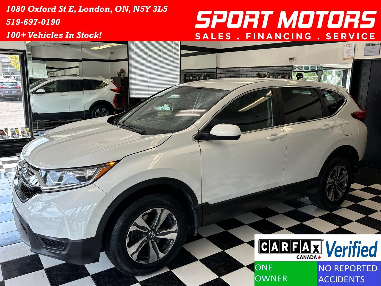 Used 2019 Honda CR-V LX AWD LIKE NEW+New Tires+Honda Sense+CLEAN CARFAX for sale in London, ON