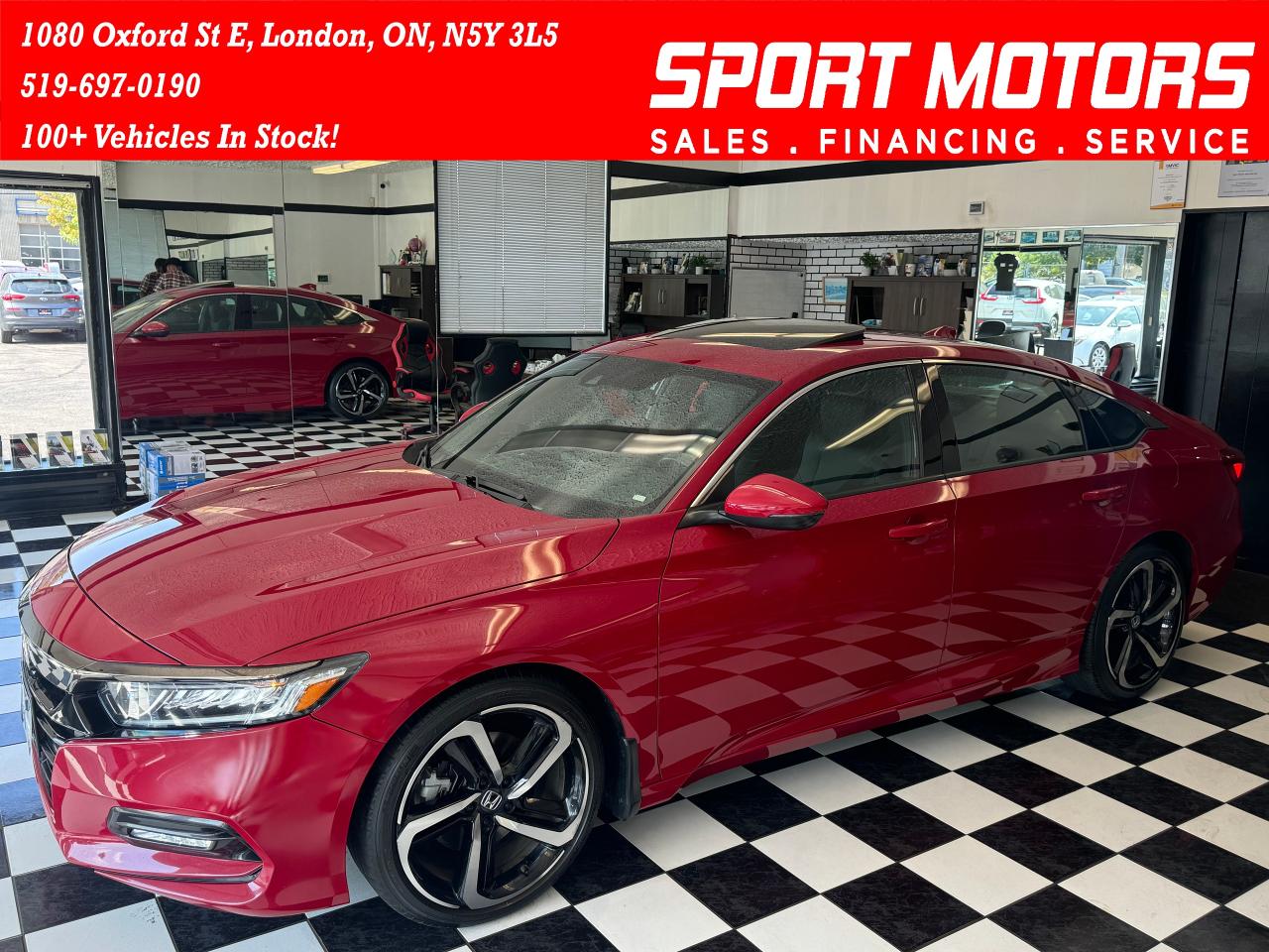 2019 Honda Accord SPORT 1.5L+ApplePlay+Remote Start+Adaptive Cruise