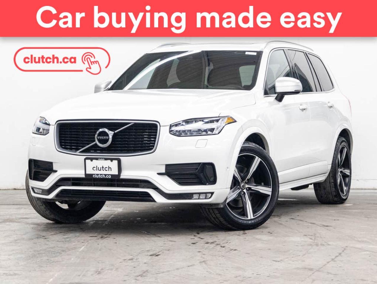 Used 2019 Volvo XC90 T6 R-Design AWD w/ Apple CarPlay & Android Auto, Nav, Multi Zone A/C for sale in Toronto, ON