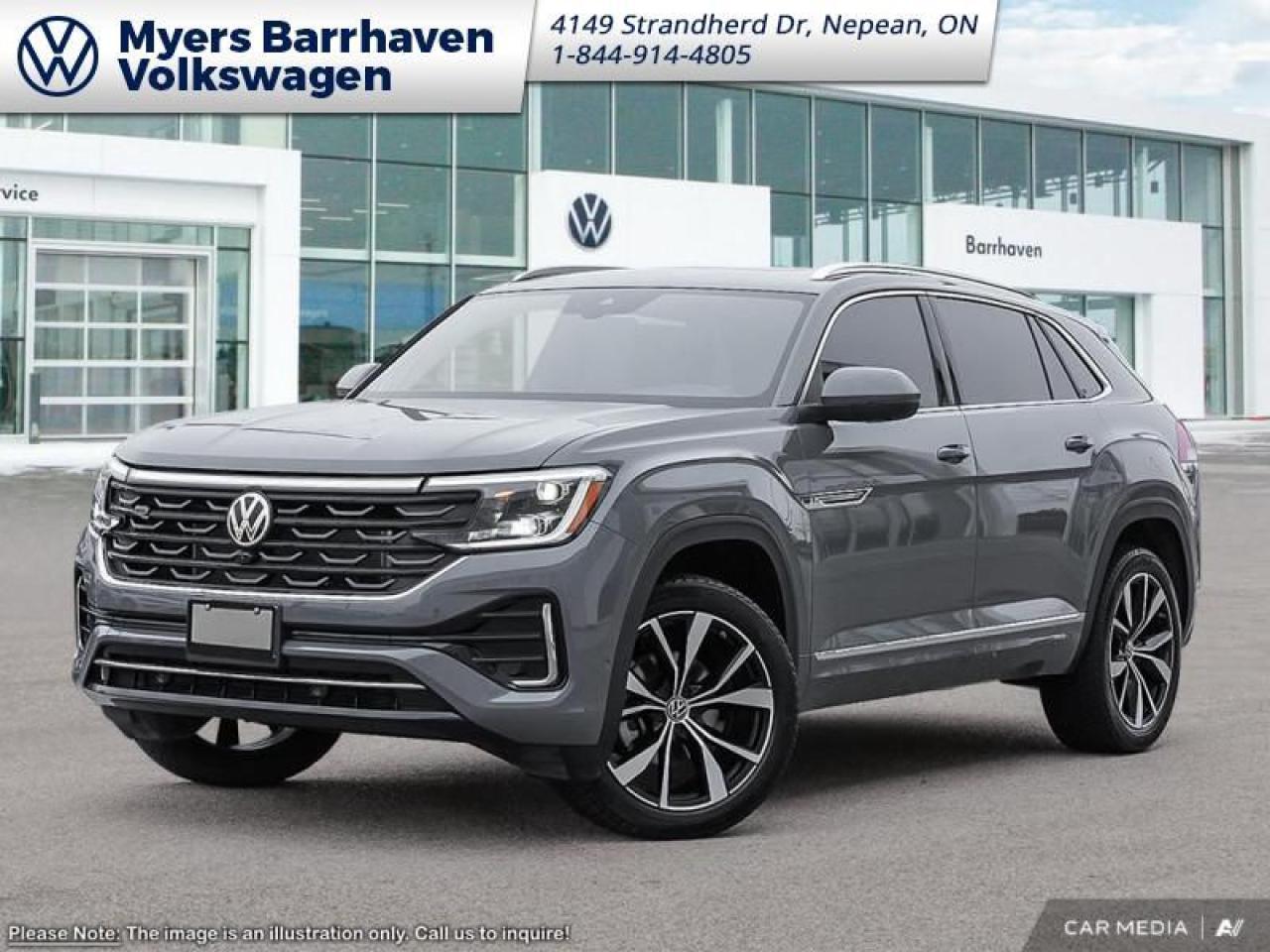 <br> <br>  Hello. <br> <br><br> <br> This pure gray SUV  has an automatic transmission and is powered by a  2.0L I4 16V GDI DOHC Turbo engine.<br> <br> Our Atlas Cross Sports trim level is Execline 2.0 TSI. <br><br> <br>To apply right now for financing use this link : <a href=https://www.barrhavenvw.ca/en/form/new/financing-request-step-1/44 target=_blank>https://www.barrhavenvw.ca/en/form/new/financing-request-step-1/44</a><br><br> <br/>   0% financing for 24 months. 4.99% financing for 84 months. <br> Buy this vehicle now for the lowest bi-weekly payment of <b>$421.14</b> with $0 down for 84 months @ 4.99% APR O.A.C. ( Plus applicable taxes -  $840 Documentation fee. Cash purchase selling price includes: Tire Stewardship ($20.00), OMVIC Fee ($12.50). (HST) are extra. </br>(HST), licence, insurance & registration not included </br>    ).  Incentives expire 2025-03-31.  See dealer for details. <br> <br> <br>LEASING:<br><br>Estimated Lease Payment: $391 bi-weekly <br>Payment based on 3.99% lease financing for 48 months with $0 down payment on approved credit. Total obligation $40,711. Mileage allowance of 16,000 KM/year. Offer expires 2025-03-31.<br><br><br>We are your premier Volkswagen dealership in the region. If youre looking for a new Volkswagen or a car, check out Barrhaven Volkswagens new, pre-owned, and certified pre-owned Volkswagen inventories. We have the complete lineup of new Volkswagen vehicles in stock like the GTI, Golf R, Jetta, Tiguan, Atlas Cross Sport, Volkswagen ID.4 electric vehicle, and Atlas. If you cant find the Volkswagen model youre looking for in the colour that you want, feel free to contact us and well be happy to find it for you. If youre in the market for pre-owned cars, make sure you check out our inventory. If you see a car that you like, contact 844-914-4805 to schedule a test drive.<br> Come by and check out our fleet of 30+ used cars and trucks and 90+ new cars and trucks for sale in Nepean.  o~o