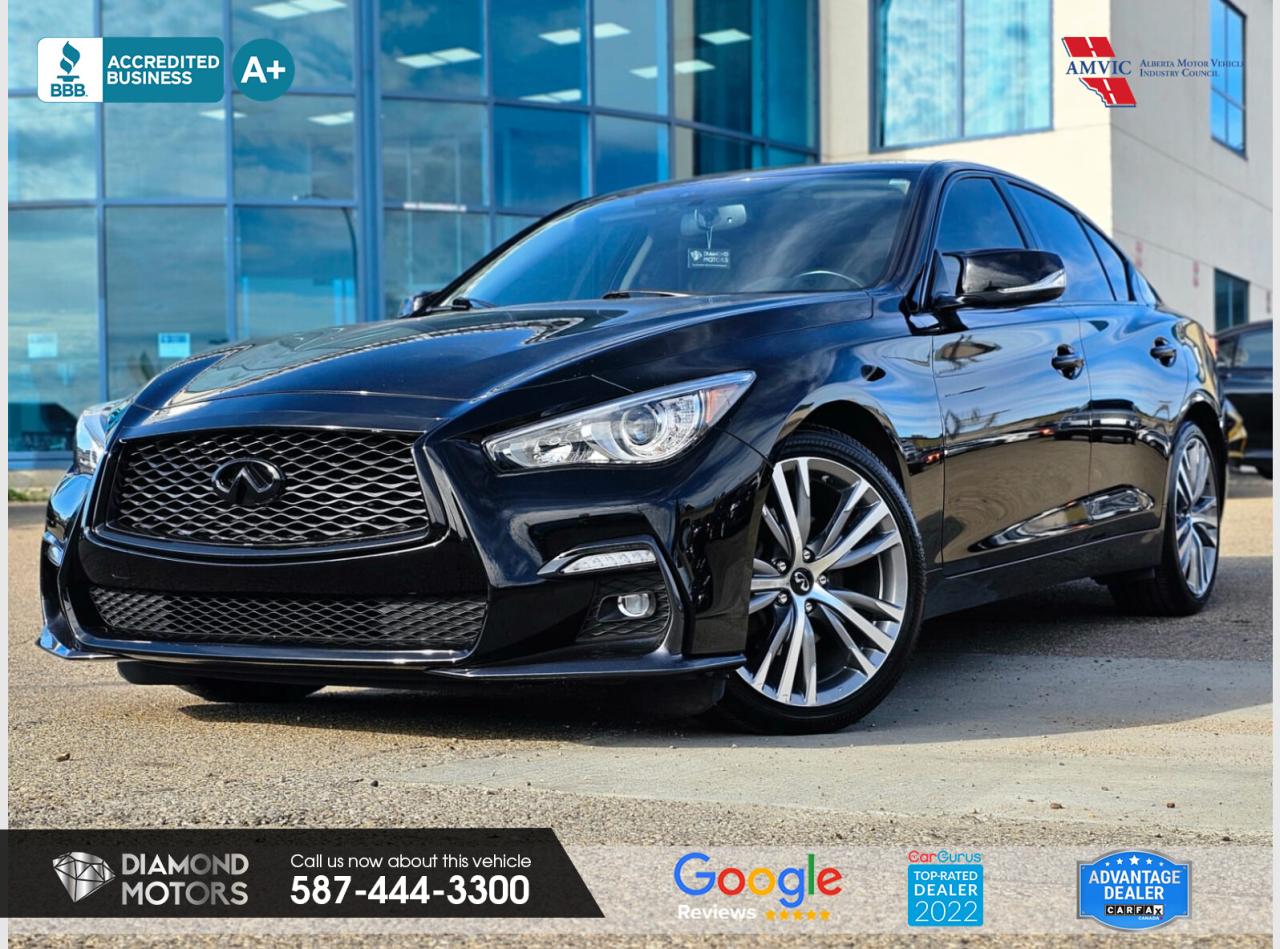 Used 2018 Infiniti Q50 3.0T Luxe for sale in Edmonton, AB