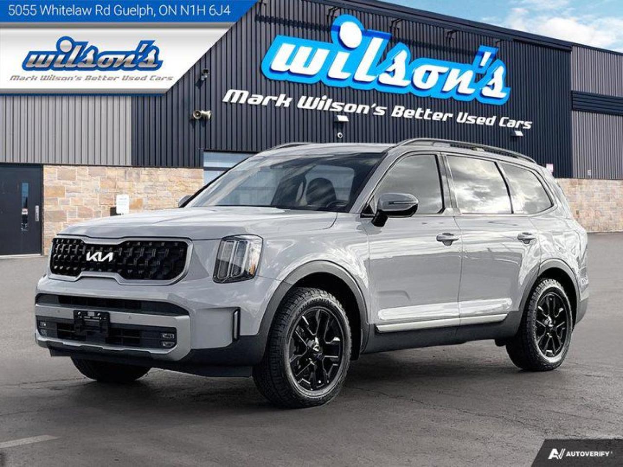 Used 2023 Kia Telluride X-Pro AWD, Leather, Sunroof, Nav, HUD, Cooled + Heated Seats, Heated Steering, Harman Kardon Audio for sale in Guelph, ON