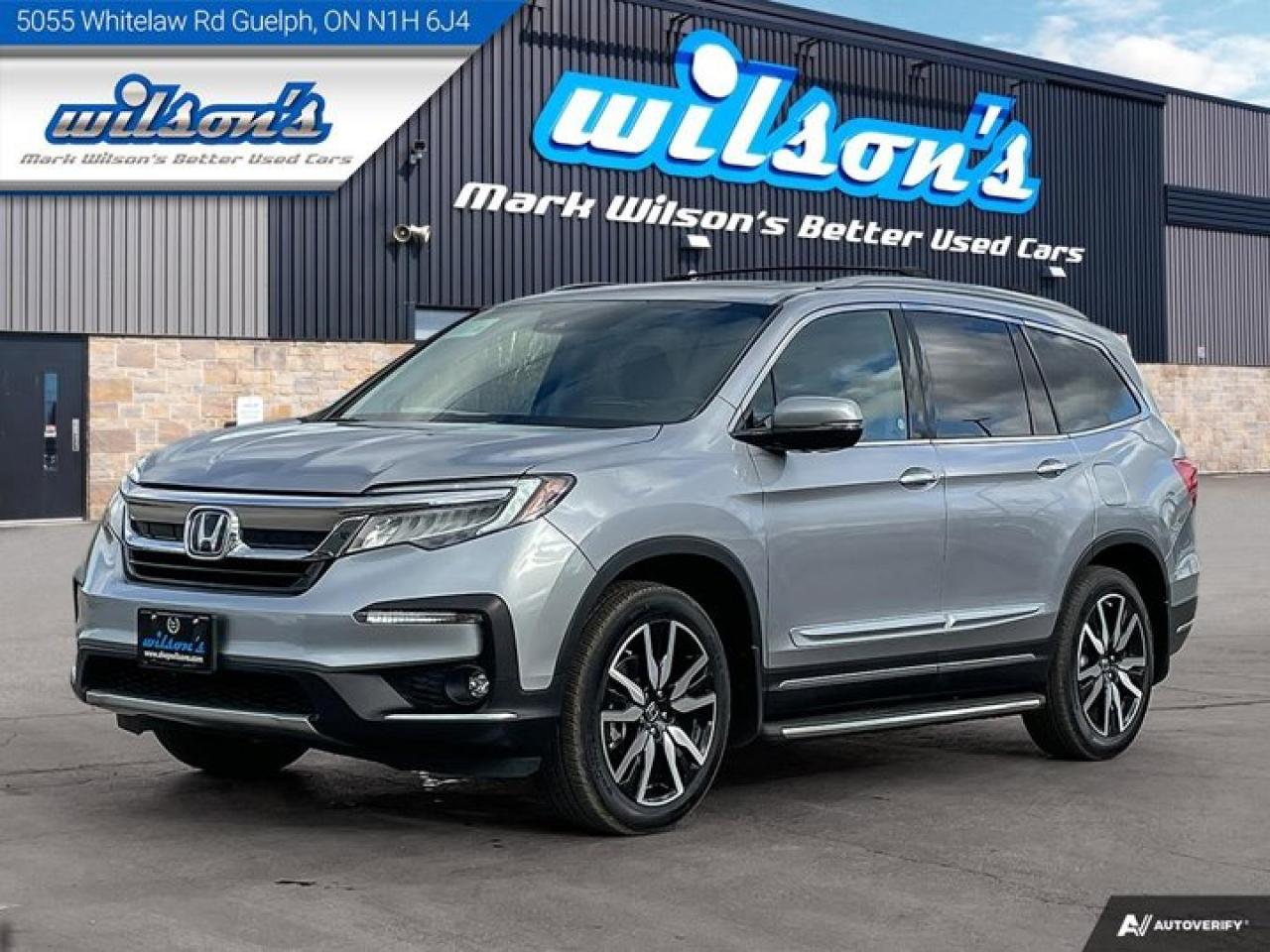 Used 2021 Honda Pilot Touring 7-Passenger Touring AWD, Leather, Sunroof, Nav, Rear Entertainment, Heated Steering + Seats for sale in Guelph, ON