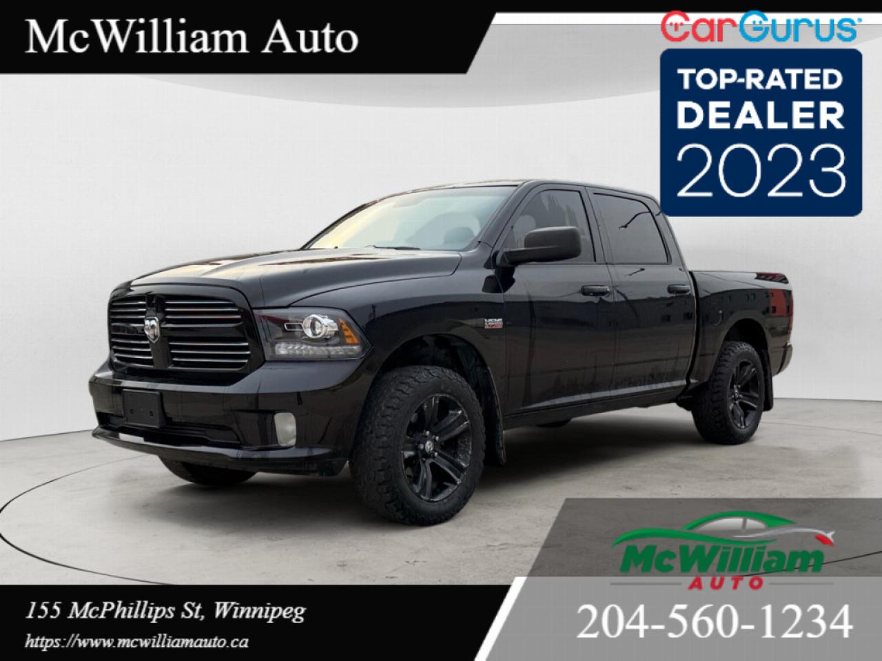 Used 2014 RAM 1500 Sport Crew Cab *LOADED* *LOCAL* *CLEAN AND WELL MAINTAINED* for sale in Winnipeg, MB