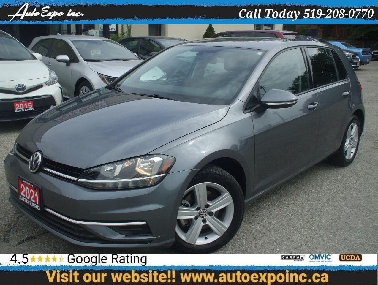 2021 Volkswagen Golf Comfortline,GPS,Bluetooth,backup Camera,Certified