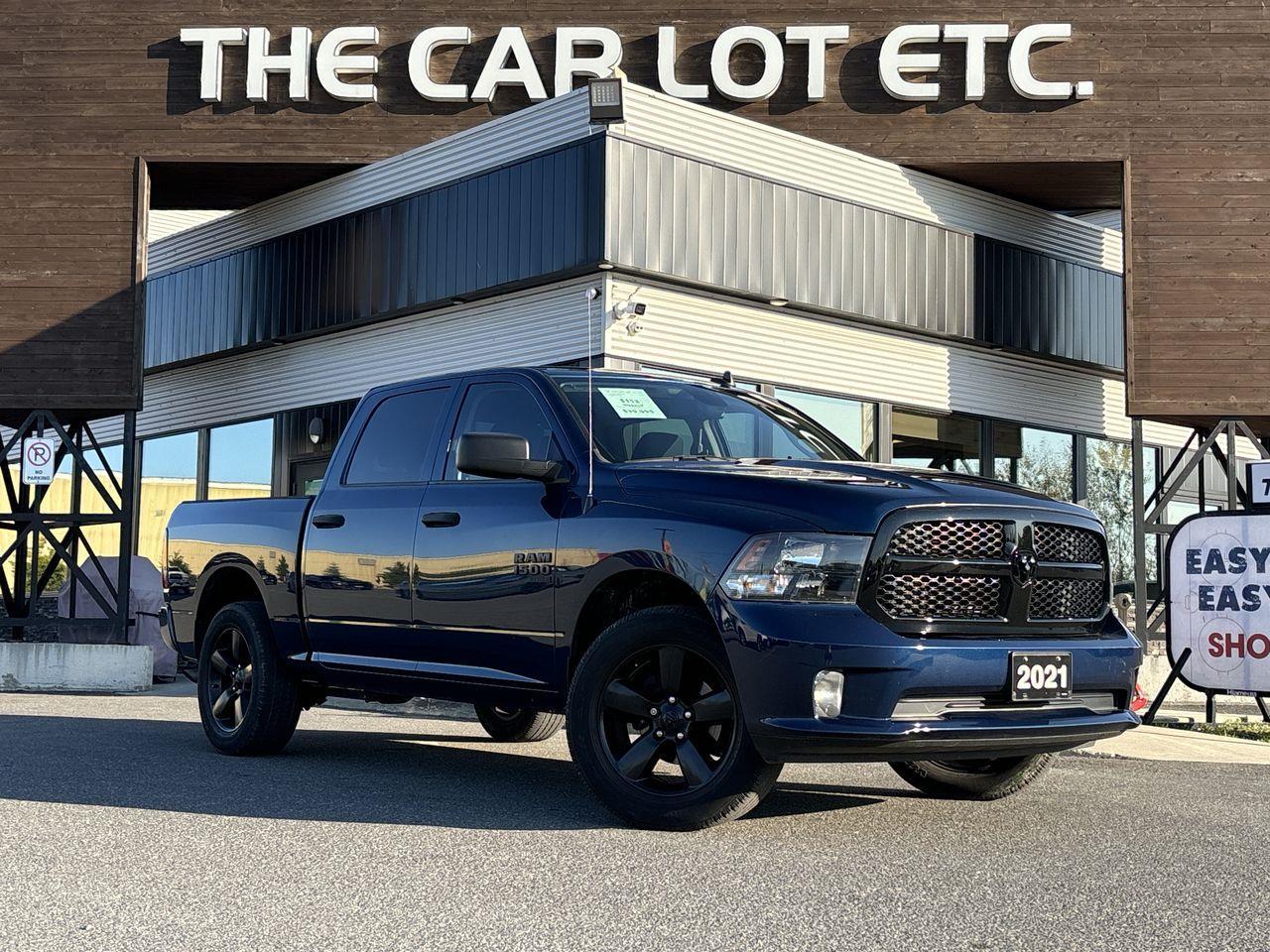 Used 2021 RAM 1500 Classic Express 4x4 Crew Cab 5.7' box APPLE CARPLAY/ANDROID AUTO, BACK UP CAM, CRUISE CONTROL, BLUETOOTH!! for sale in Sudbury, ON