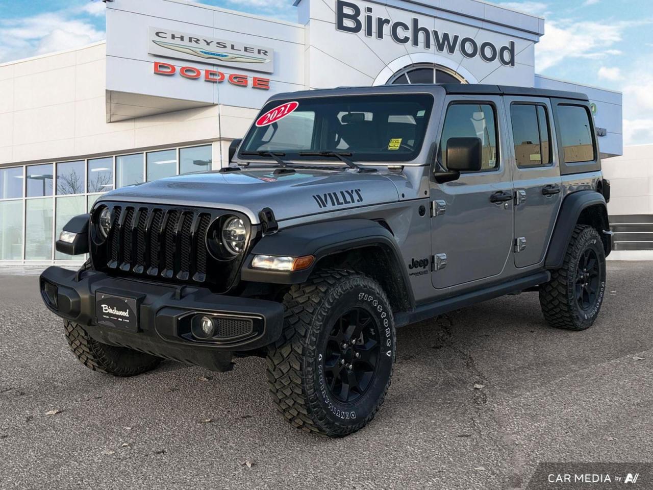 Used 2021 Jeep Wrangler Unlimited Willys No Accidents | 1 Owner | CarPlay for sale in Winnipeg, MB