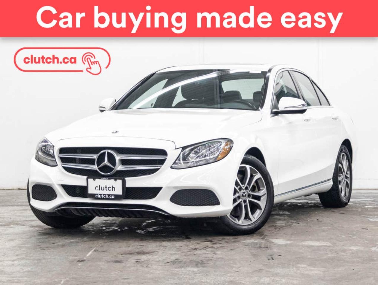 Used 2018 Mercedes-Benz C-Class C 300 AWD w/ Power Sunroof, Dual Zone A/C, Rearview Cam for sale in Toronto, ON