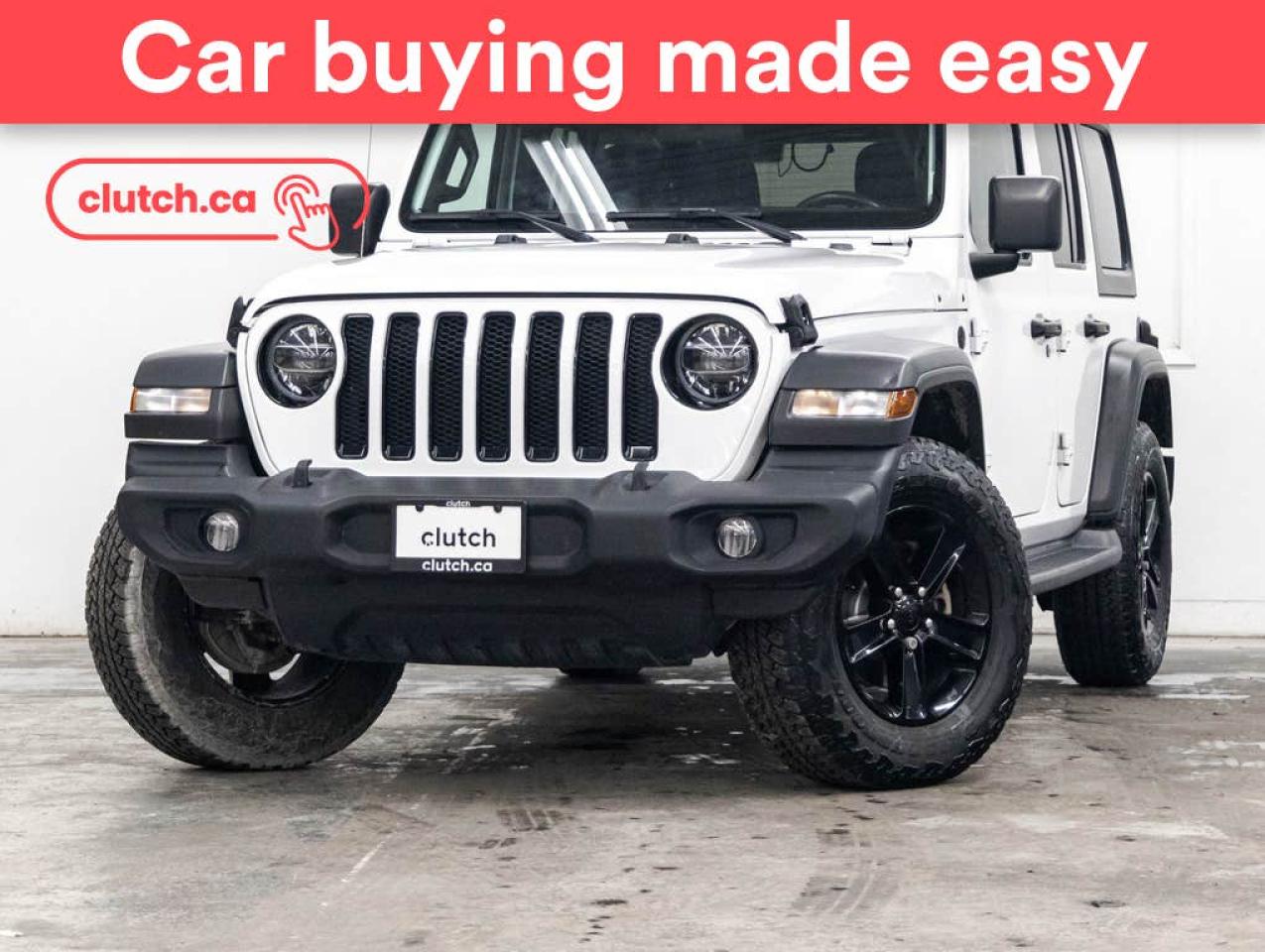 Used 2021 Jeep Wrangler Unlimited Sport Altitude 4x4 w/ Uconnect 4, Apple CarPlay & Android Auto, Heated Steering Wheel for sale in Toronto, ON