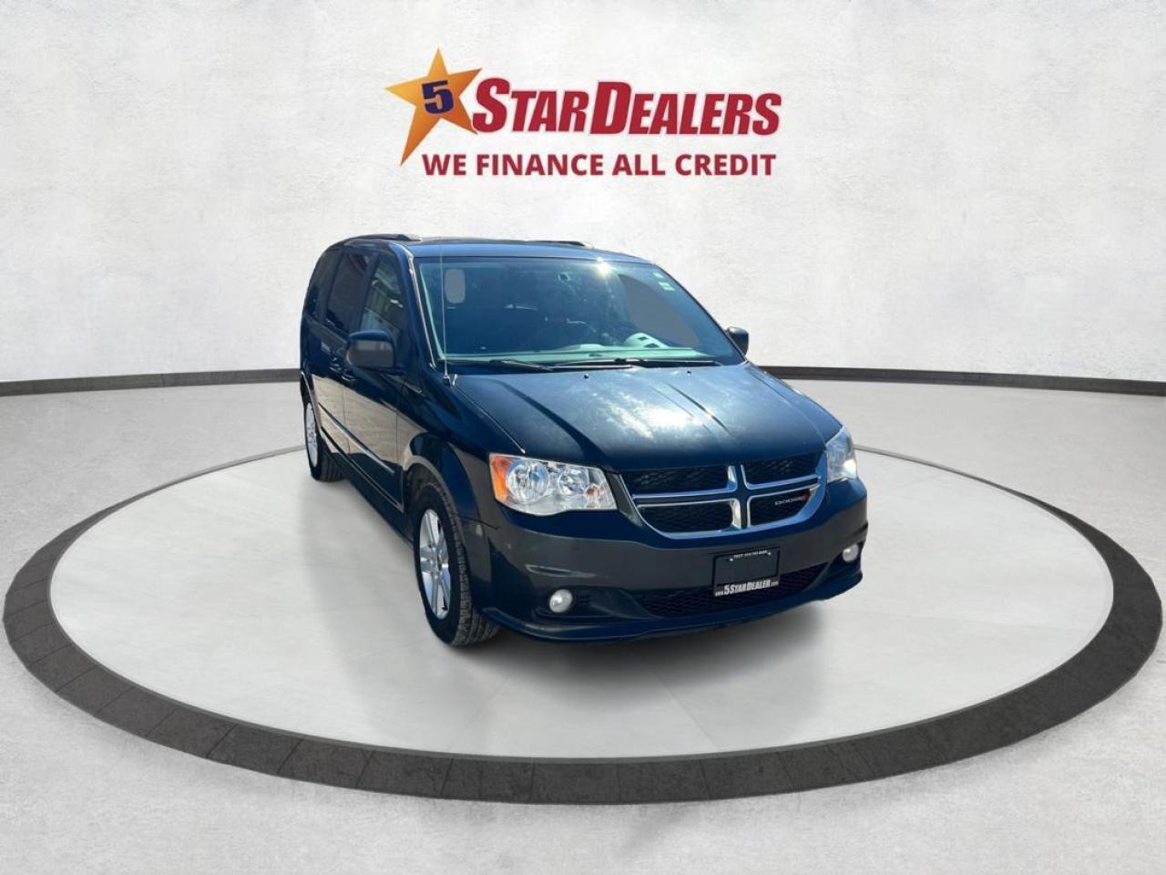 Used 2017 Dodge Grand Caravan Crew LEATHER R-CAM HEATED SEATS! WE FINANCE ALL! for sale in London, ON