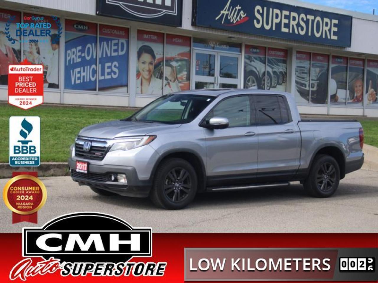 Used 2017 Honda Ridgeline Sport  **LOW KMS - SUNROOF** for sale in St. Catharines, ON