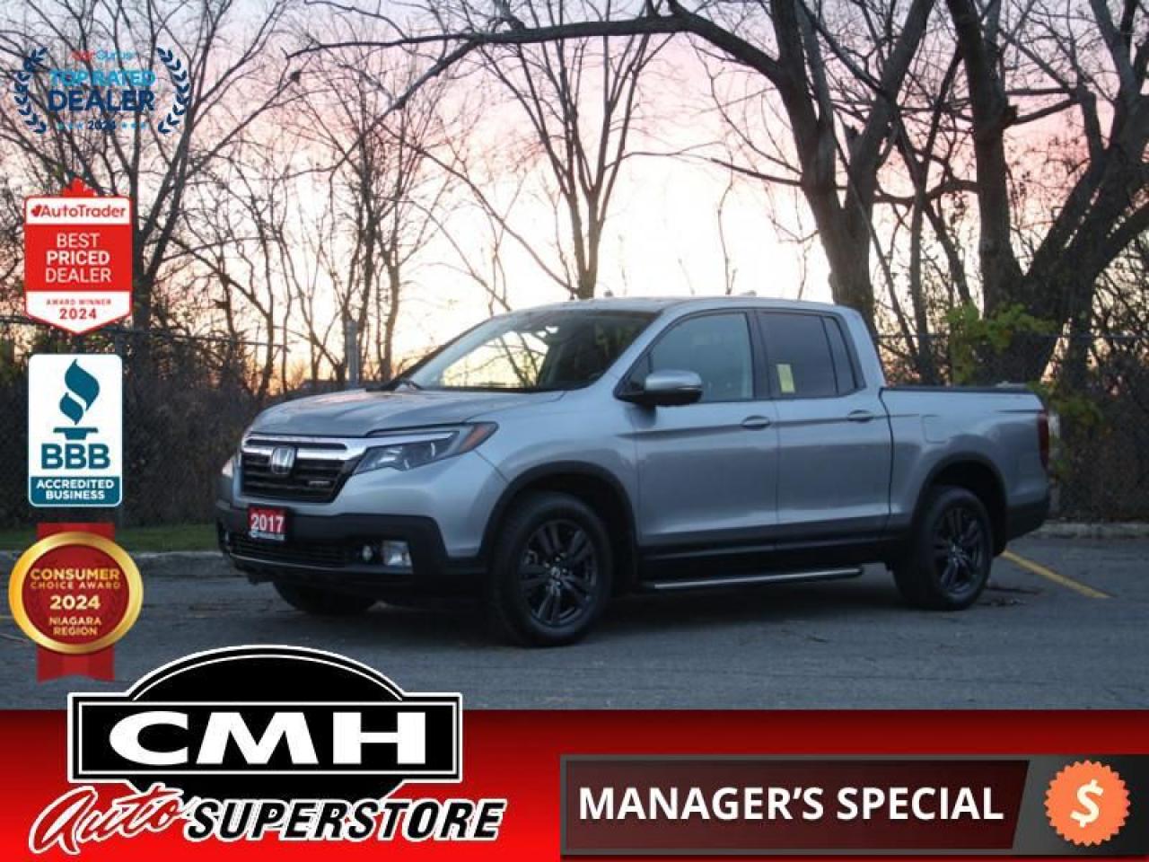 Used 2017 Honda Ridgeline Sport  **LOW KMS - SUNROOF** for sale in St. Catharines, ON