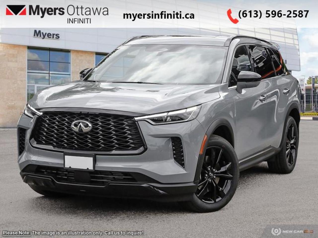 New 2025 Infiniti QX60 BLACK EDITION  - Leather Seats for sale in Ottawa, ON