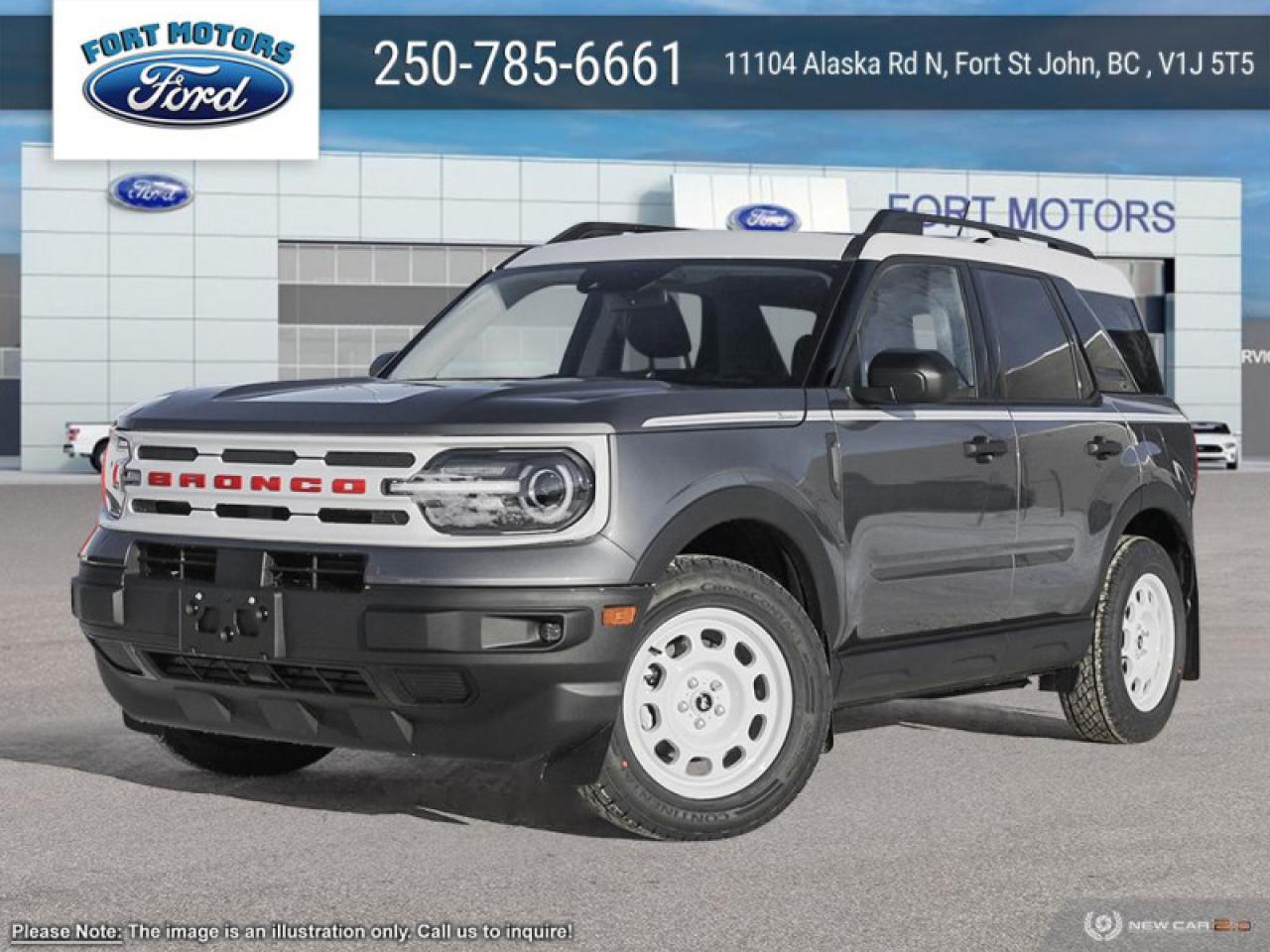 New 2024 Ford Bronco Sport Heritage  - Sunroof for sale in Fort St John, BC