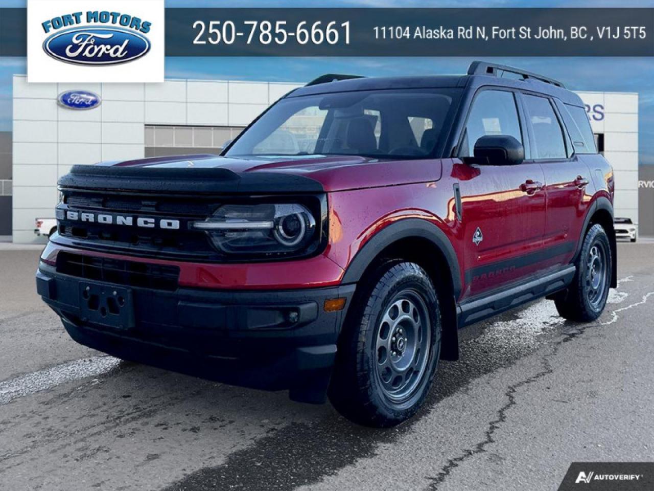 New 2024 Ford Bronco Sport Outer Banks  - Premium Audio for sale in Fort St John, BC