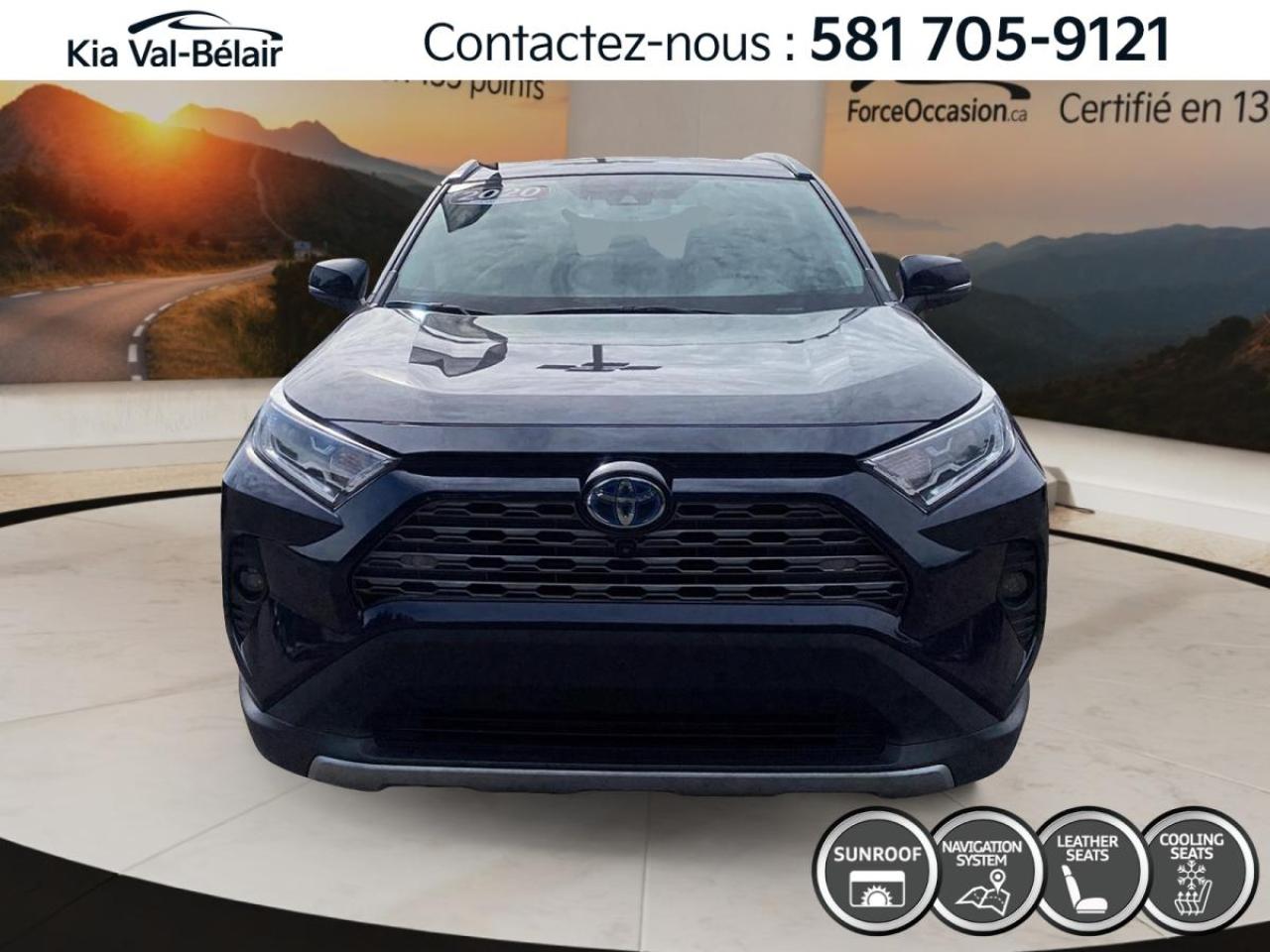 Used 2020 Toyota RAV4 Hybrid LIMITED *AWD *GPS *TOIT *CUIR BEIGE *SIEGE CLIMAT. for sale in Québec, QC