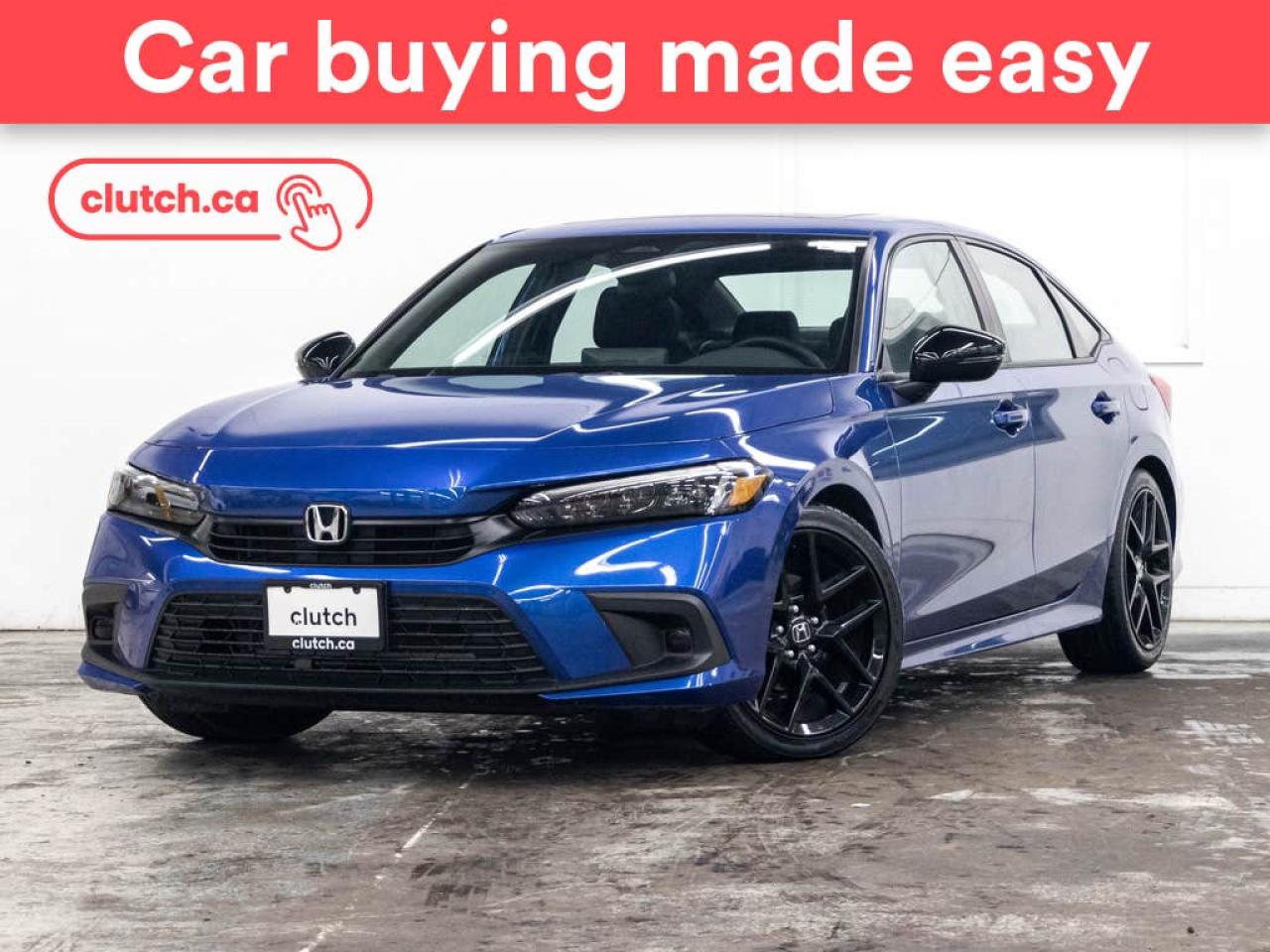 Used 2023 Honda Civic Sedan Sport w/ Apple CarPlay & Android Auto, Moonroof, Dual-Zone A/C for sale in Toronto, ON