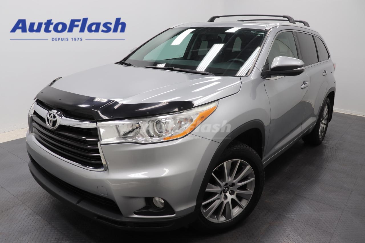 Used 2016 Toyota Highlander XLE, AWD, TOIT OUVRANT INTÉRIEUR CUIR, CAMERA for sale in Saint-Hubert, QC