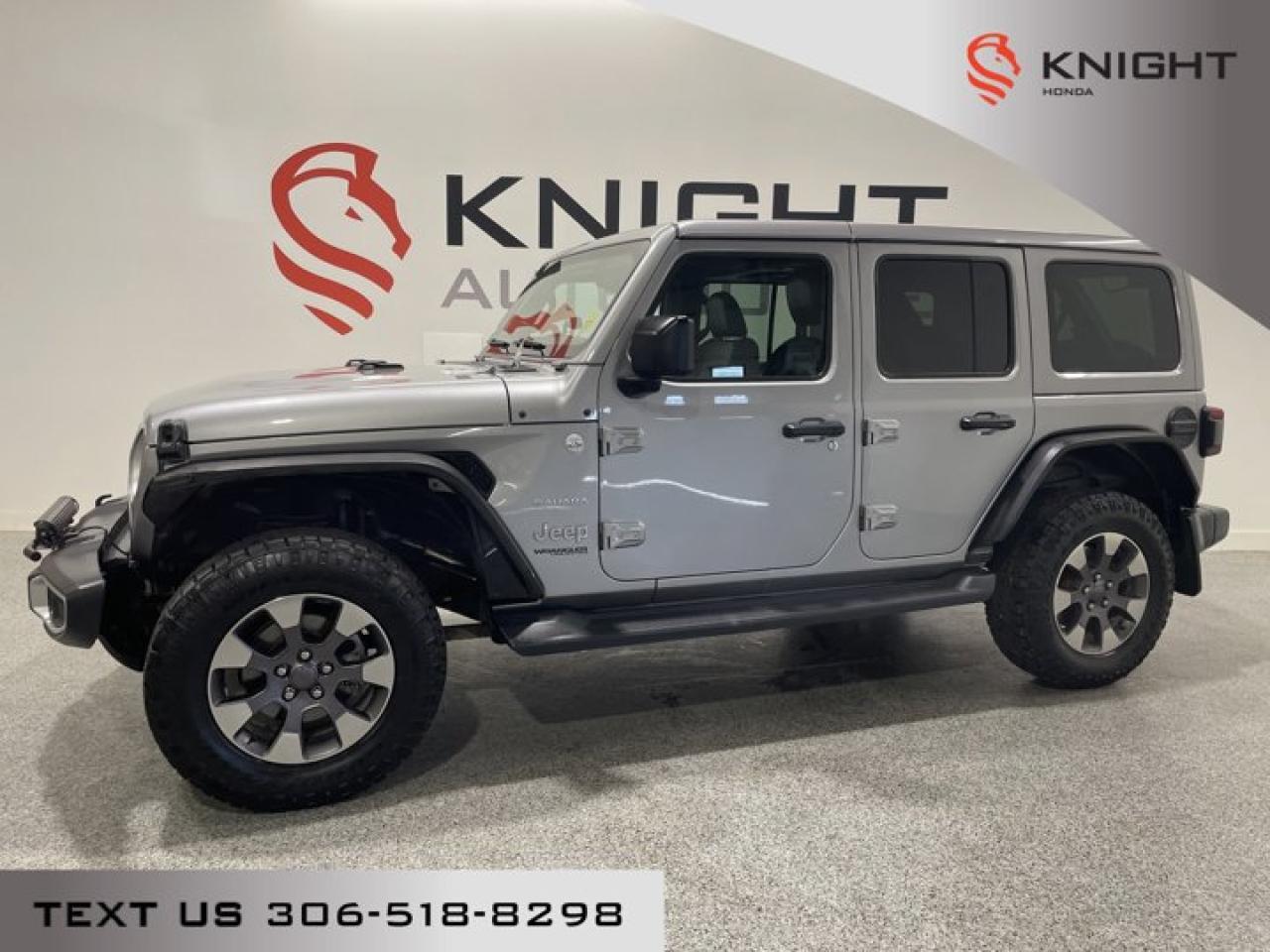 Used 2018 Jeep Wrangler Unlimited Sahara 4x4 | Leather for sale in Moose Jaw, SK