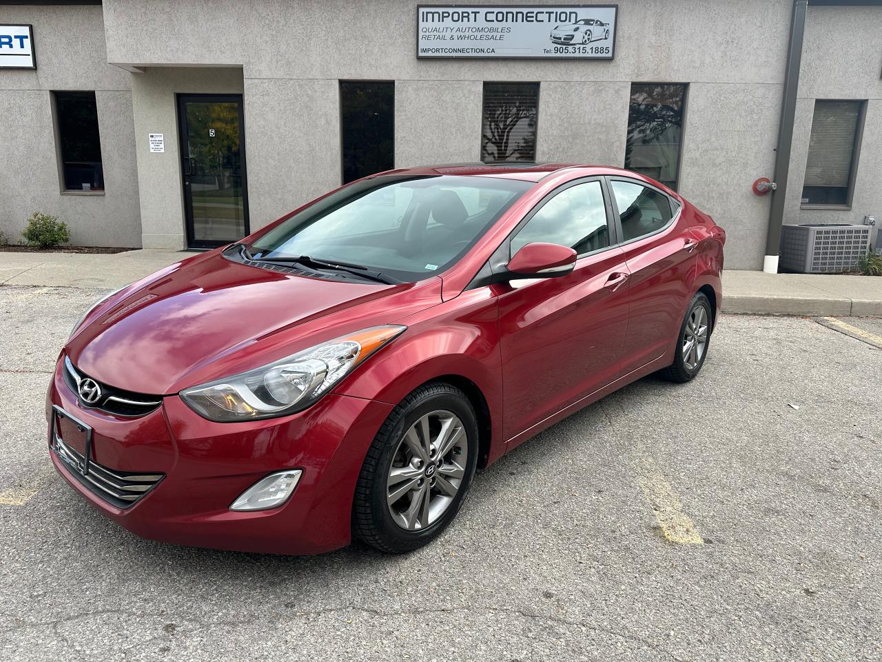 Used 2013 Hyundai Elantra LIMITED/NAV..LEATHER.NO ACCIDENTS..CERTIFIED! for sale in Burlington, ON