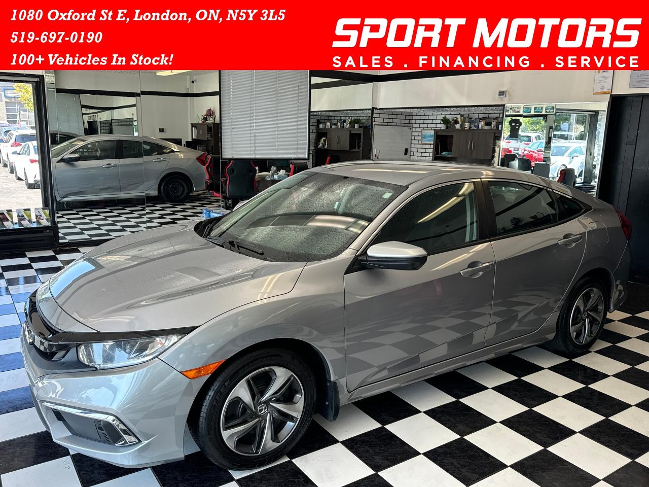 Used 2019 Honda Civic LX+Adaptive Cruise+LaneKeep+ApplePlay+Remote Start for sale in London, ON