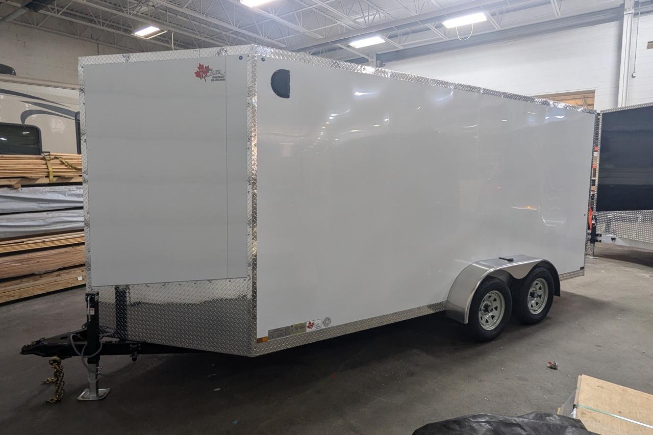 New 2024 Canadian Trailer Company 7x16 V-Nose Cargo Trailer Steel Tandem Axle for sale in Guelph, ON