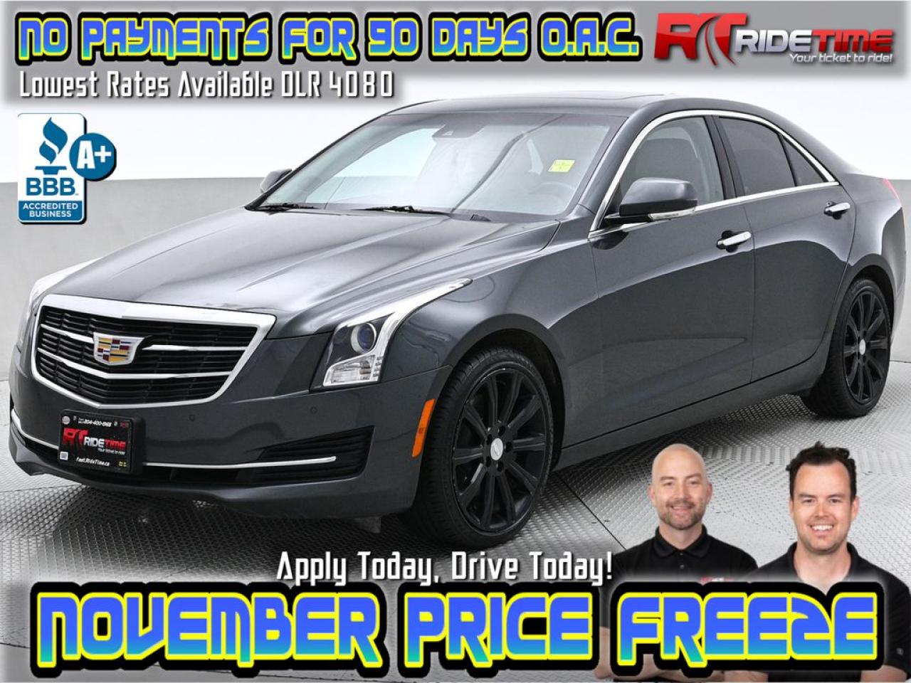 Used 2015 Cadillac ATS Sedan Luxury AWD for sale in Winnipeg, MB