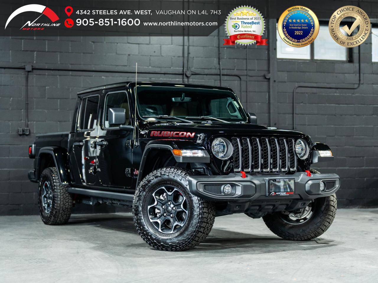 Used 2023 Jeep Gladiator Rubicon/NAV/CAM/CRUISE CONTROL/CLEAN CARFAX for sale in Vaughan, ON