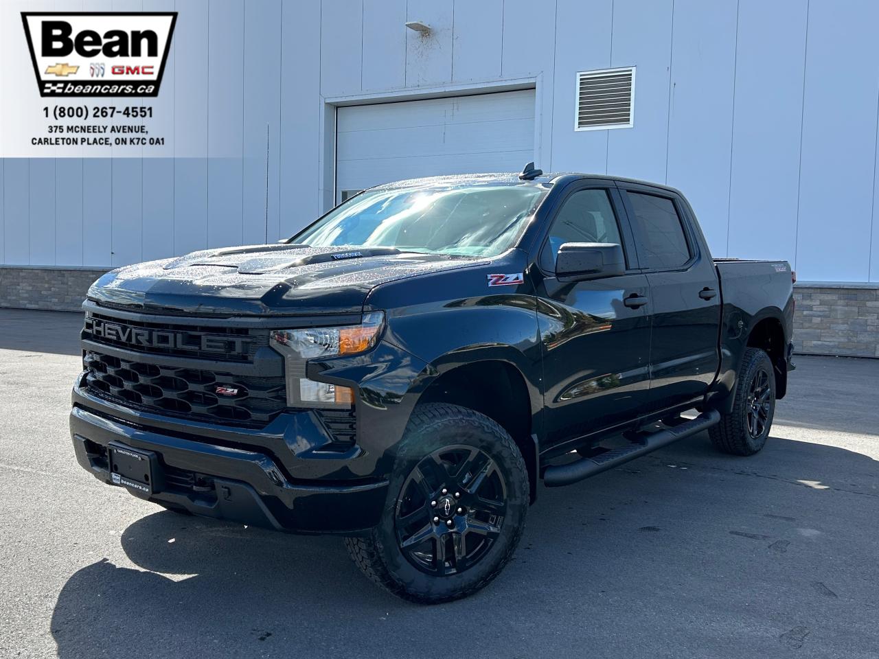 New 2025 Chevrolet Silverado 1500 Custom Trail Boss 2.7L 4 CYL WITH REMOTE START/ENTRY, CRUISE CONTROL, REAR VISION CAMERA, APPLE CARPLAY AND ANDROID AUTO for sale in Carleton Place, ON