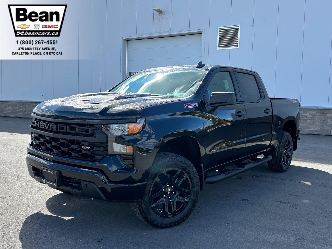 New 2025 Chevrolet Silverado 1500 Custom Trail Boss 2.7L 4 CYL WITH REMOTE START/ENTRY, CRUISE CONTROL, REAR VISION CAMERA, APPLE CARPLAY AND ANDROID AUTO for sale in Carleton Place, ON