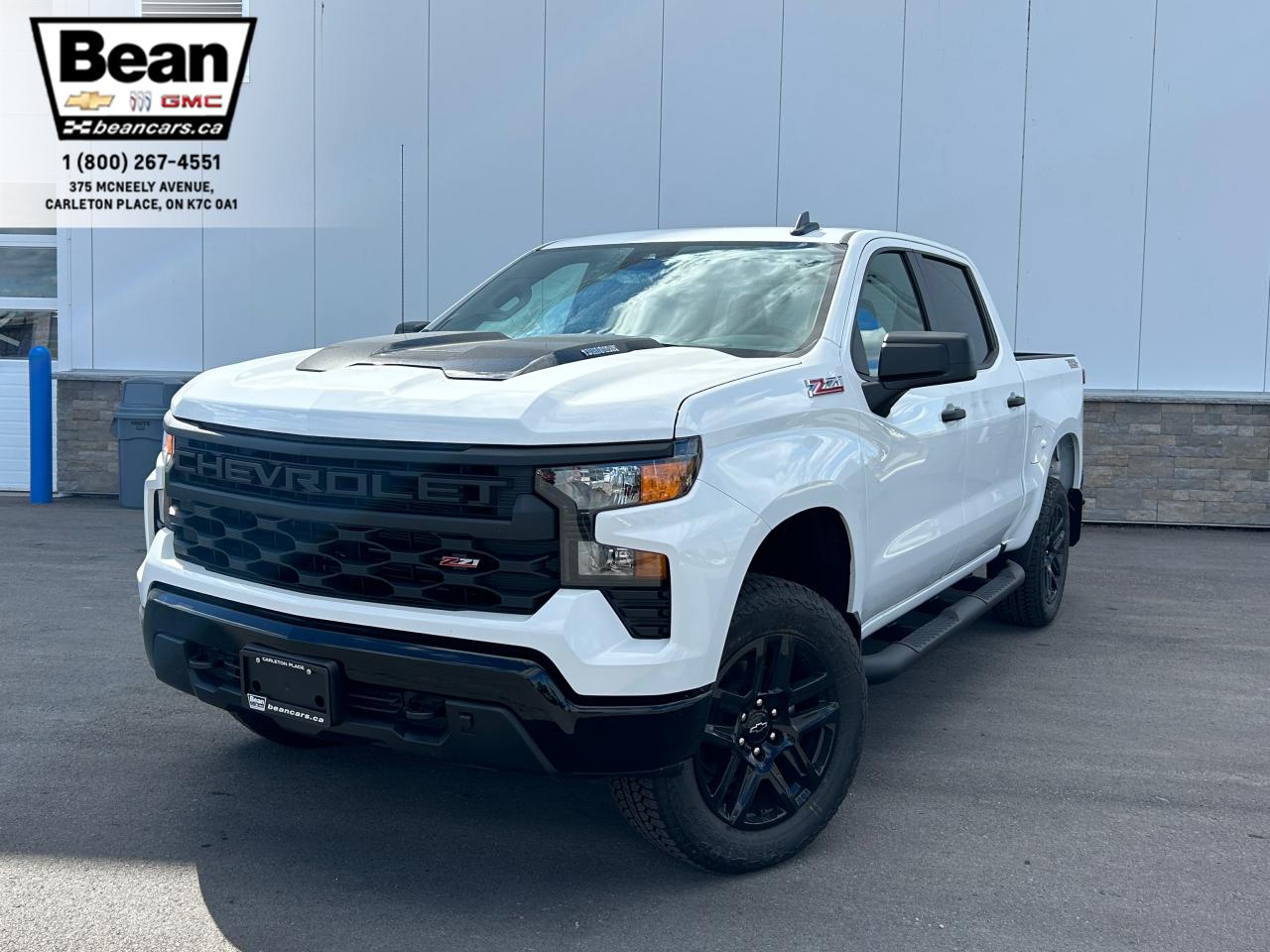 New 2025 Chevrolet Silverado 1500 Custom Trail Boss 2.7L 4 CYL WITH REMOTE START/ENTRY, CRUISE CONTROL, REAR VISION CAMERA, APPLE CARPLAY AND ANDROID AUTO for sale in Carleton Place, ON