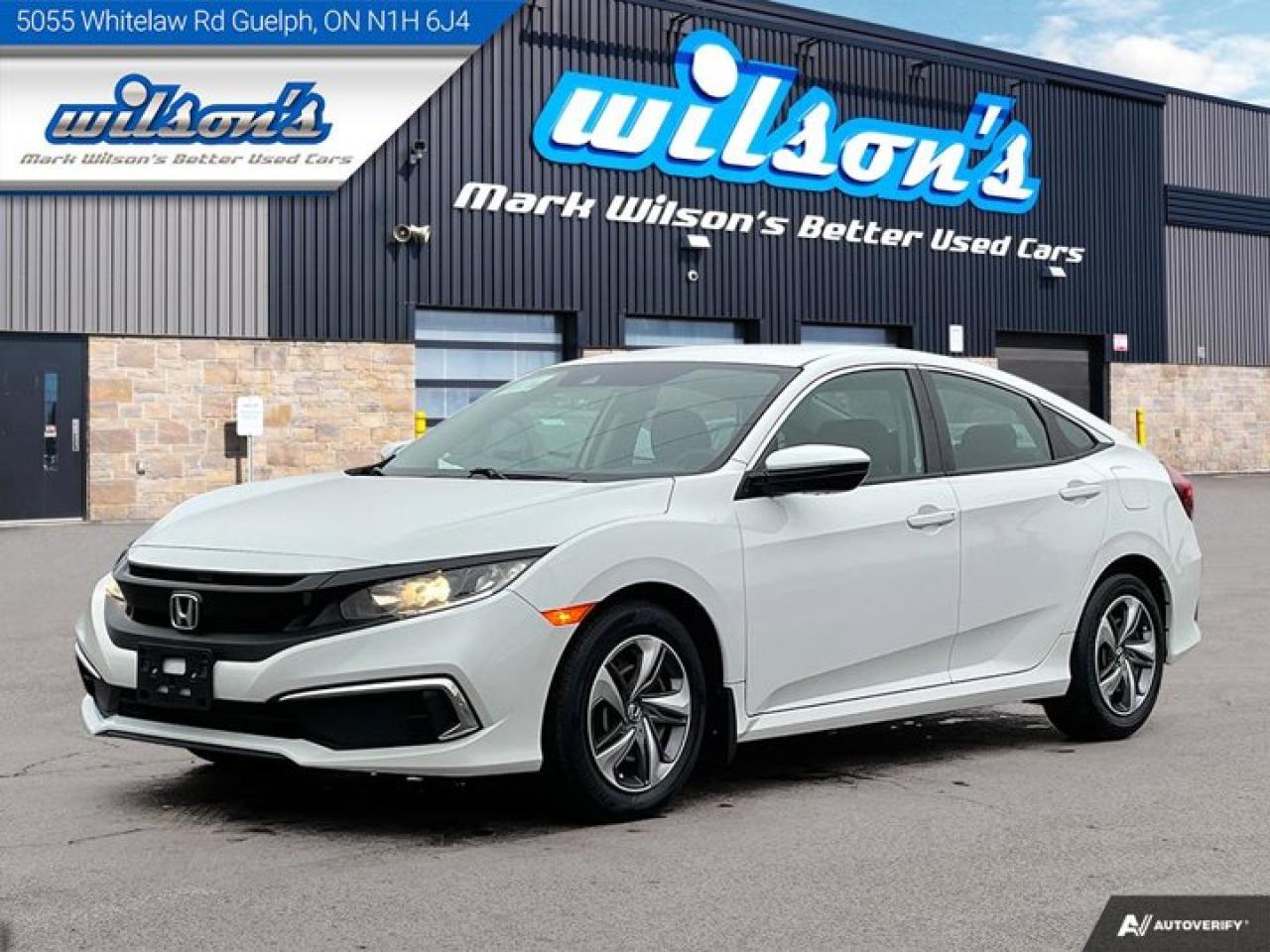 Used 2019 Honda Civic Sedan LX Sedan, Auto, Adaptive Cruise, Heated Seats, CarPlay + Android, Rear Camera, Bluetooth, and more! for sale in Guelph, ON