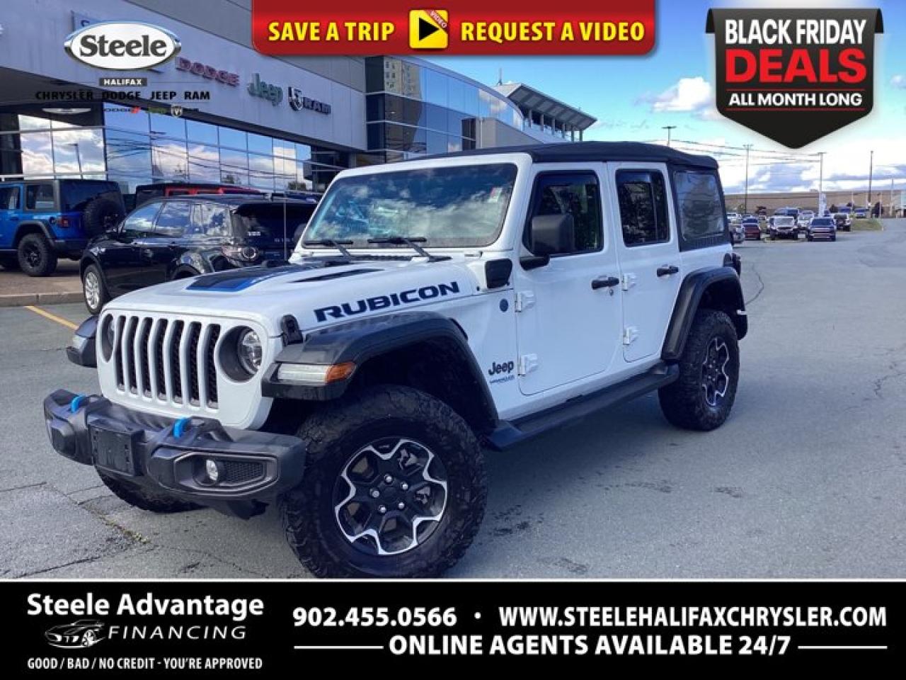 Used 2022 Jeep Wrangler 4xe Unlimited Rubicon - HYBRID, NAV, POWER EQUIPMENT, 38.4