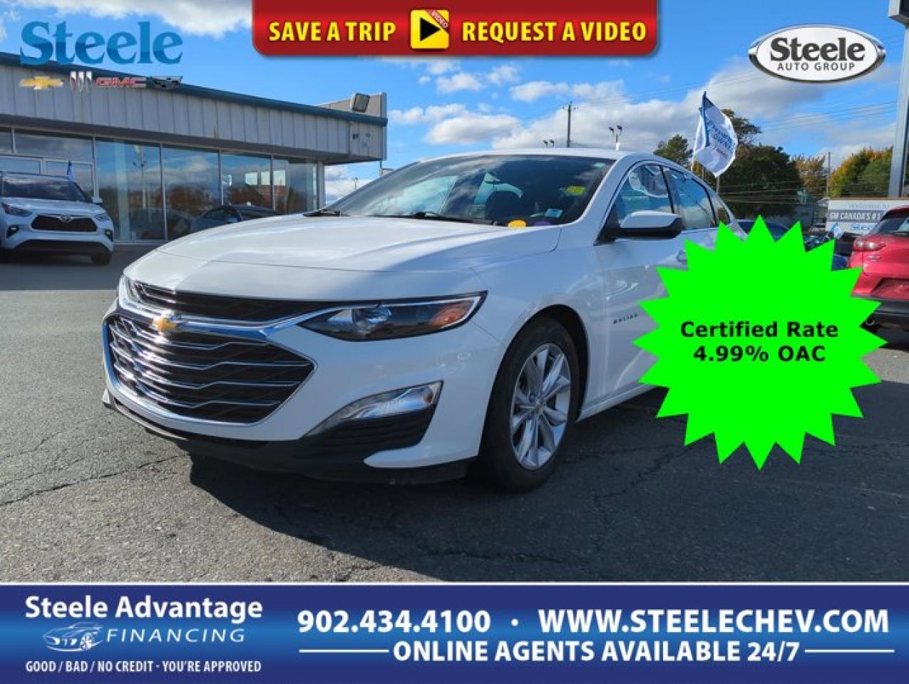 Used 2022 Chevrolet Malibu LT *GM Certified* 4.99% Financing OAC for sale in Dartmouth, NS