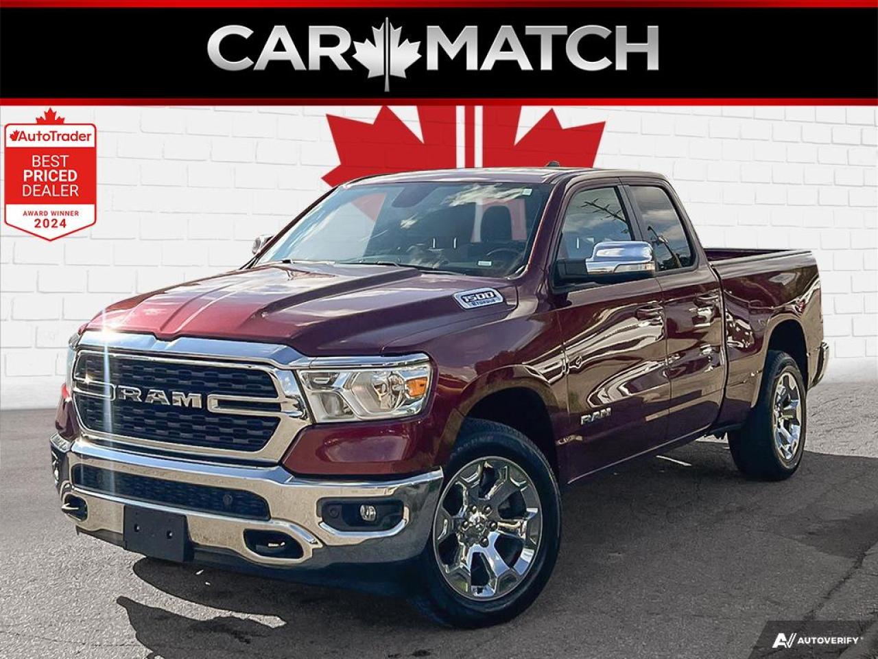 Used 2022 RAM 1500 BIG HORN / 4X4 / QUAD CAB / 6'4 BOX / NO ACCIDENTS for sale in Cambridge, ON